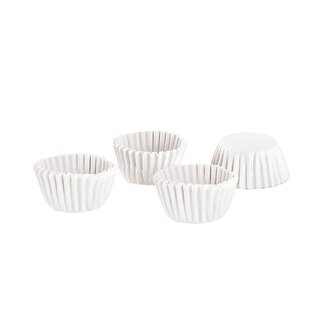 KOŠÍČKY NA  MUFFINY PAPÍROVÉ 3,5CM, 100KS BÍLÉ