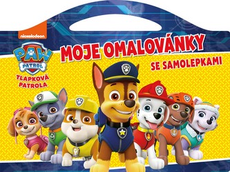 Tlapková patrola - Moje omalovánky se samolepkami