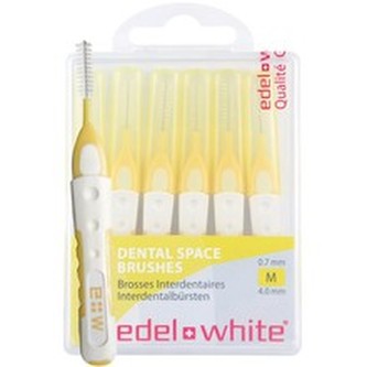 Edel+white Interdental Brush - Mezizubní kartáček 6 ks pro ženy