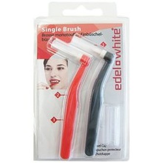 Edel+white Single Brush - Jednosvazkový zubní kartáček 2 ks pro ženy