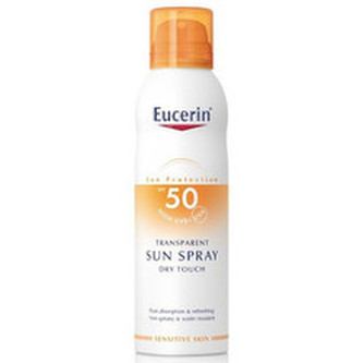 Eucerin Dry Touch Sun Spray SPF 50 - Transparentní sprej na opalování 200 ml pro ženy