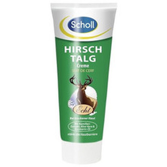 Scholl Hirsch Talg Creme - Bylinný krém pro suchou pokožku nohou i rukou 100 ml pro ženy