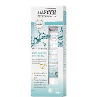 Lavera Basis Sensitiv Q10 Anti-Ageing Eye Cream - Oční krém s koenzymem 15 ml pro ženy