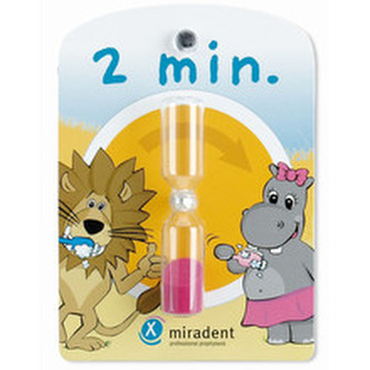 Miradent Miradent Sanduhr - Přesýpací hodiny pro měření doby čištění zubů pro děti unisex