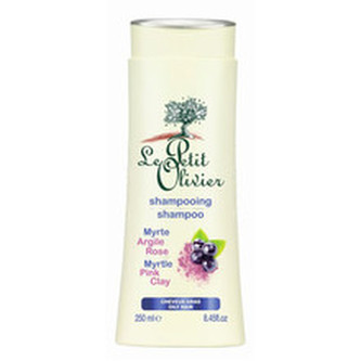 Le Petit Olivier Myrta a růžový jíl Shampoo ( mastné vlasy ) - Šampon 250 ml pro ženy