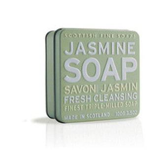 Scottish Fine Soaps Jasmine Soap ( jasmín ) - Tuhé mýdlo v plechu 100. ml pro ženy