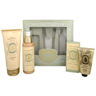 Panier Des Sens Mandle Dárková sada ( sprchový gel, tělové mléko a krém na ruce ) pro ženy