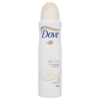 Dove Silk Dry Deodorant - Antiperspirant ve spreji 150 ml pro ženy