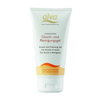 Alva Shower And Cleansing Gel - BIO Rakytníkový sprchový gel 100 ml pro ženy