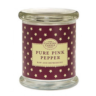 Country Candle Pure Pink Pepper ( růžový pepř ) - Vonná svíčka ve skle s víčkem 848. ml pro ženy