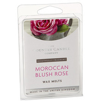 Country Candle Moroccan Blush Rose Wax (marocká růže ) - Vonný rozpustný vosk do aromalampy 60. ml unisex