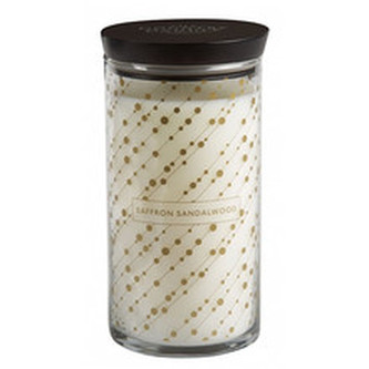 Country Candle Saffron Sandalwood Candle ( šafrán a santalové dřevo ) - Vonná svíčka ve skleněné dóze 930. ml pro ženy