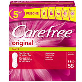 Carefree Original Fresh Slipové vložky 58.0 ml pro ženy