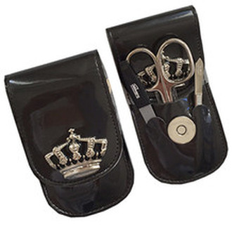 Dukas PL8791 - Cestovní manikúrová sada 3 dílná s korunkou antracit pro ženy