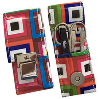 Dukas PL8638 - Cestovní manikúrová sada 3 dílná barevná pro ženy