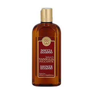 Erbario Toscano Shower Shampoo ( Vanilka a koření ) - Hydratační a vyživující sprchový gel a šampón 250 ml pro ženy