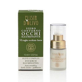 Erbario Toscano Eye Serum Illuminating ( Oliva ) - Rozjasňující oční sérum proti vráskám 15 ml pro ženy