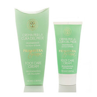 Erbario Toscano Foot Care Cream ( Toskánské jaro ) - Regenerační krém na nohy s bambuckým máslem 100 ml pro ženy