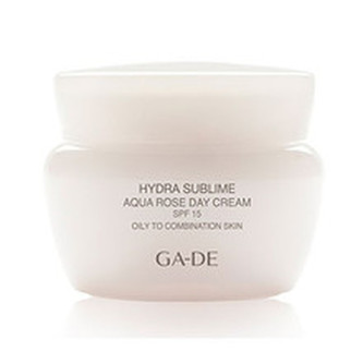 Ga-de Hydra Sublime Aqua Rose Day Cream SPF 15 ( mastná a smíšená pleť ) - Hydratační denní krém s výtažkem z růže 50 ml pro ženy