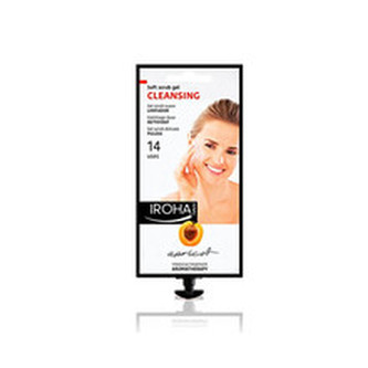 Iroha Soft Scrub Gel Cleansing Apricot - Čisticí aromaterapeutický jemný peelingový gel s meruňkou 25. ml pro ženy