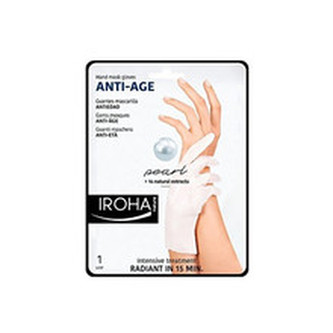Iroha Anti-Age Hand Mask Gloves Pearl - Maska na ruce a nehty proti stárnutí s perlou a přírodními výtažky 9 ml pro ženy