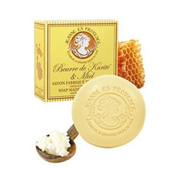 Jeanne En Provence Soap Made In Provence Enriched With Shea Butter ( bambucké máslo a med ) - Luxusní hydratační tuhé mýdlo 100. ml pro ženy