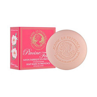 Jeanne En Provence Soap Made In Provence With Peony Extract ( pivoňka ) - Luxusní hydratační tuhé mýdlo 100. ml pro ženy