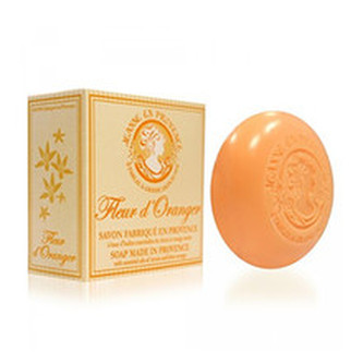 Jeanne En Provence Soap Made In Provence With Essential Oils Of Lemon And Orange ( pomerančové květy ) - Luxusní hydratační tuhé mýdlo 100. ml pro ženy