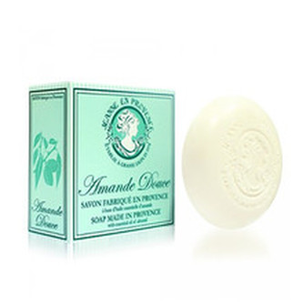 Jeanne En Provence Soap Made In Provence With Essential Oil Of Almond ( mandle ) - Luxusní hydratační tuhé mýdlo 100. ml pro ženy