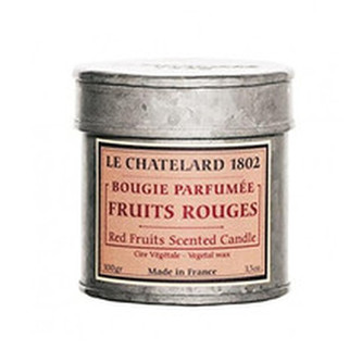 Le Chatelard Scented Candle In Sheet ( červené ovoce ) - Vonná svíčka v plechu 100. ml pro ženy