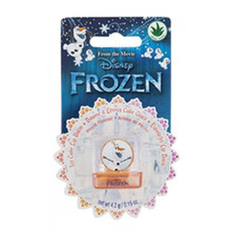 Lip Smaker Frozen Ice Cube Olaf Blst Lip Balm Peach Flavour - Balzám na rty pro děti s broskvovou příchutí 4. ml unisex