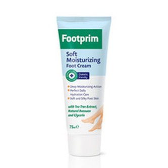 Lavena Footprim Soft Moisturizing Foot Cream - Hebký zvláčňující krém na nohy s výtažkem z čajovníku 75 ml unisex