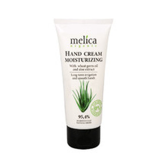Melica Hand Cream Moisturizing - Hydratační krém na ruce s olejem z pšeničných klíčků a extraktem z Aloe Vera 100 ml pro ženy