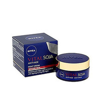 Nivea Vital Soja Night Care - Noční krém proti vráskám 50 ml pro ženy