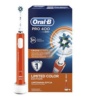 Oral B Pro 400 Cross Action Orange ( oranžový ) - Elektrický zubní kartáček pro ženy