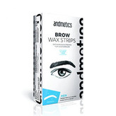 Andmetics Brow Wax Strips For Men - Depilační voskové pásky na obočí pro muže pro muže