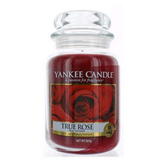 Yankee Candle True Rose Candle ( pravá růže ) - Vonná svíčka 623. ml unisex