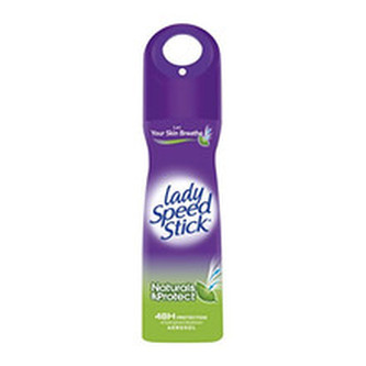 Lady Speed Stick 48H Protection Antiperspirant - Antiperspirant ve spreji pro celodenní ochranu proti pocení Naturals & Protect 150 ml pro ženy