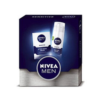 Nivea Balm Sensitive Set - Dárková sada pro muže pro muže
