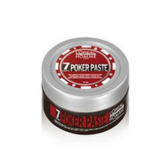 Loreal Professionnel Homme 7 Force Poker Reworkable Compact Paste - Extreme Hold - Silně tužící matující pasta na vlasy pro muže 75 ml pro muže