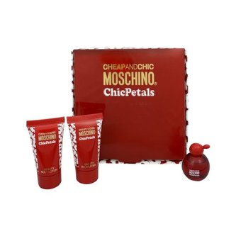 Moschino - Chic Petals - toaletní voda 4,9 ml + sprchový gel 25 ml + tělové mléko 25 m - 25 ml Moschino - Chic Petals - toaletní voda 4,9 ml + sprchový gel 25 ml + tělové mléko 25 m - 25 ml