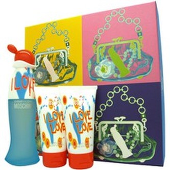 Moschino - I Love Love - toaletní voda 50 ml + sprchový gel 100 ml + tělové mléko 100 ml - 100 ml