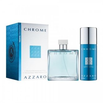 Azzaro - Chrome - toaletní voda 100 ml + deospray 150 ml - 100 ml
