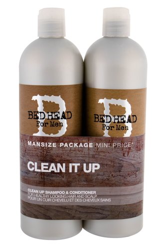 Tigi Bed Head Men šampon 750 ml + kondicionér 750 ml Tigi Bed Head Men šampon 750 ml + kondicionér 750 ml