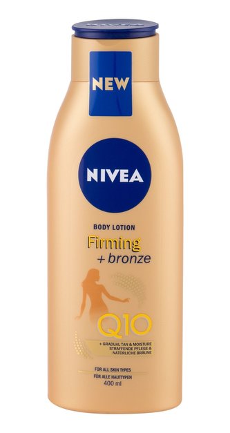 Nivea Q10 Plus Tělové mléko Firming + Bronze 400 ml pro ženy