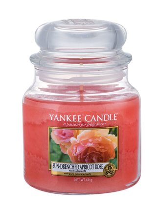 Yankee Candle Sun-Drenched Apricot Rose Vonná svíčka 411 g unisex