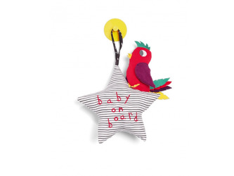 Hvězdička s ptáčkem do auta Baby on Board