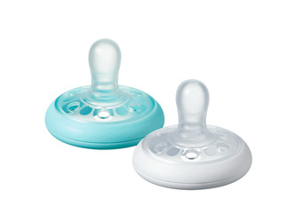 Šidítko C2N silikon Natural 2ks 6-18m