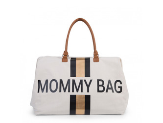 Přebalovací taška Mommy Bag Off White / Black Gold