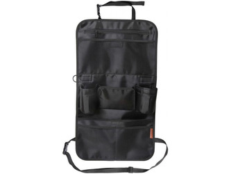 Organizér na autosedadlo Black